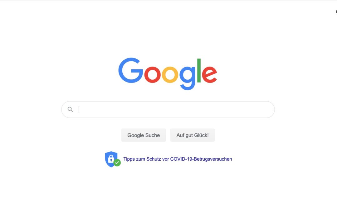 Website bei Google anmelden